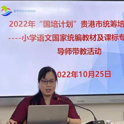 导师带教指方向，互学共研展风采——贵港市小学语文国家统编教材及课标专项培训第二阶段导师带教活动