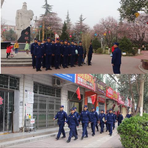 学雷锋 做榜样—火焰蓝一直在行动  杨陵大队开展学习雷锋日系列活动