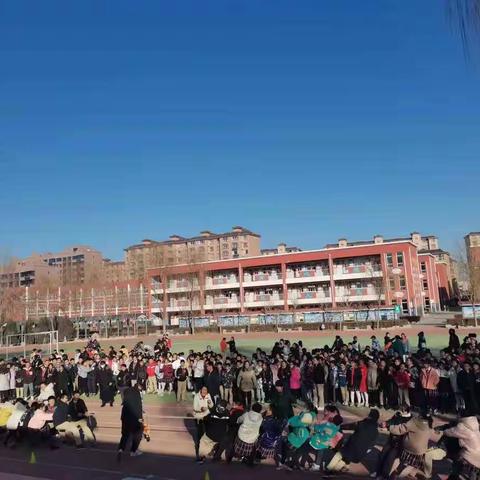 一根大绳一条心，拔河比赛聚人心 –––记利通区第九小学六年级拔河比赛