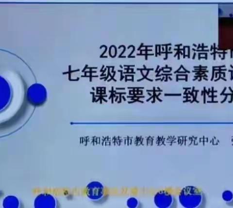 聚焦学业质量，落实语文核心素养——七年级综合素质评价基础数据分析反馈活动