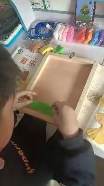 小吕小学五年级手工