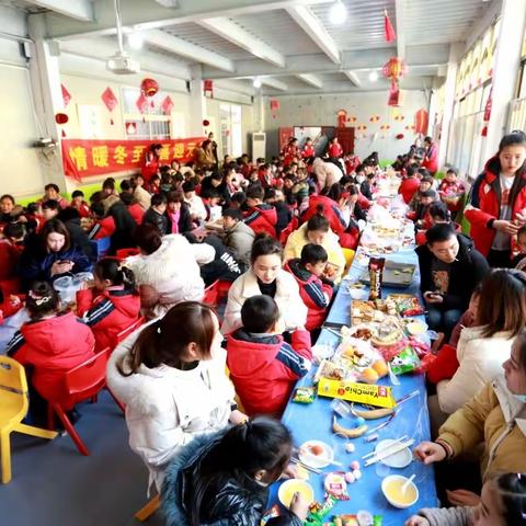 商业幼儿园“情暖冬至，喜迎元旦”美食分享活动