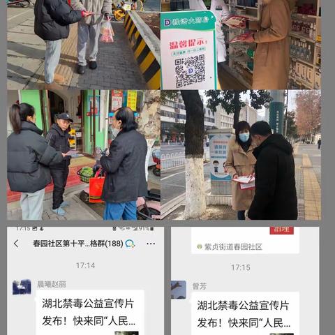 春节禁毒宣传进社区