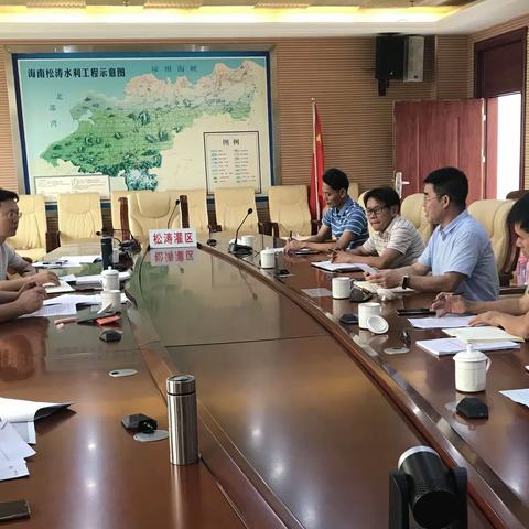 省水务厅旱情调查第三工作组在松涛灌区开展工作