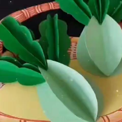 艾宝幼儿园《我和白菜的相遇相知》线上主题活动