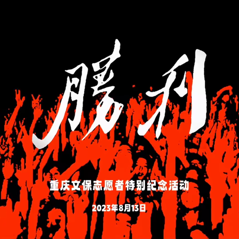 胜利——重庆文保志愿者特别纪念活动