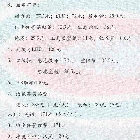 41班2021下班费开支