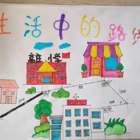 生活中的数学路线图——杜庄学区高庄小学六年级数学创新作业