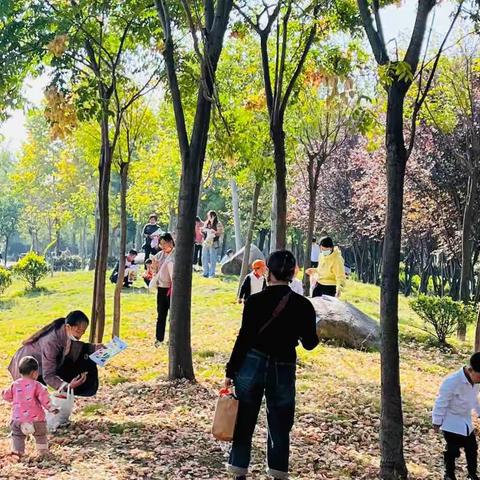 〝秋意怡人，多彩远足”内乡县星博幼儿园中班徒步远足活动