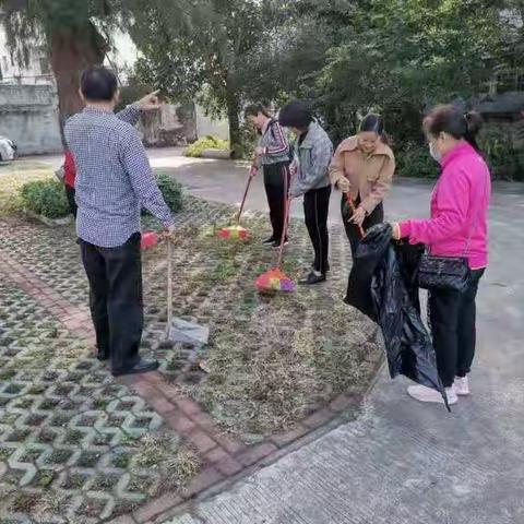 秀中社区开展爱国卫生运动