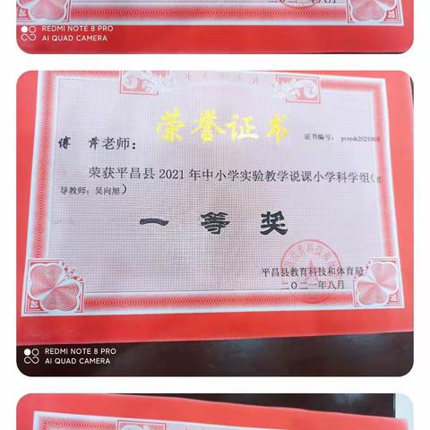 平昌县第六小学教师在县级实验说课比赛中硕果累累