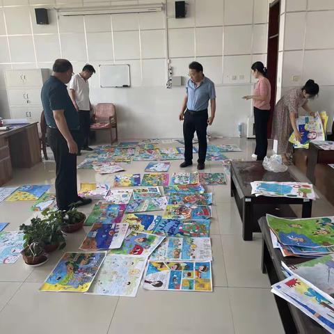 珍爱生命 预防溺水—乔官镇教管办开展小学生防溺水宣传手抄报作品展评活动