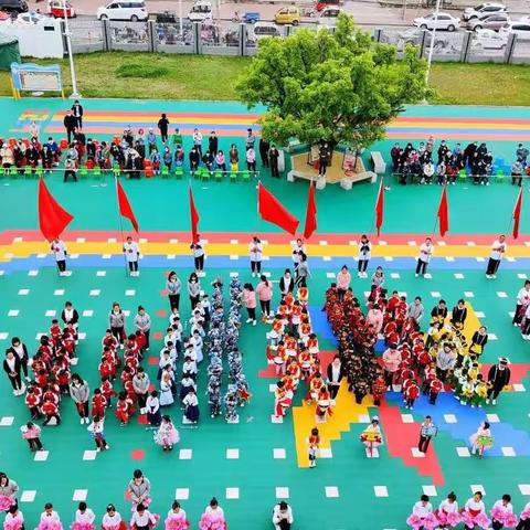 红星闪闪心向党，我与祖国共成长——新城幼儿园分园亲子趣味运动会