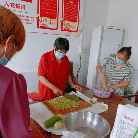 开展网络培训，增强服务本领暨付寨村文明创建饺子宴