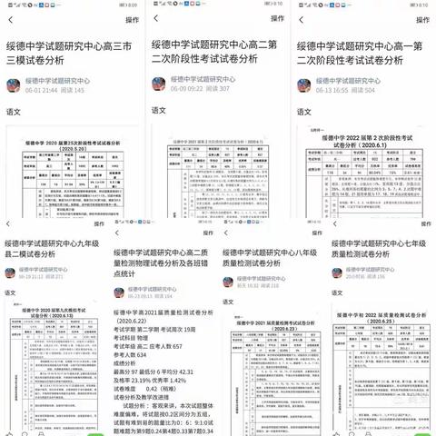 全民参与助高考，十年寒窗跃龙门——绥德中学试题研究中心