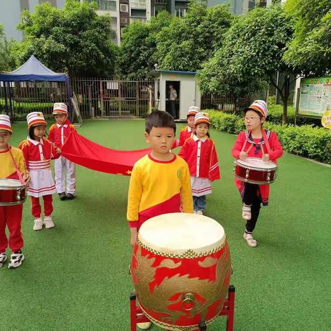 星晨乐贝幼儿园升旗仪式