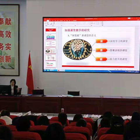 力学笃行，深思细研-----文登区高中英语深思能课堂研讨活动