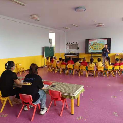 旗幼儿园（道西分园）2021—2022学年度第二学期 中一班学期末五大领域验收