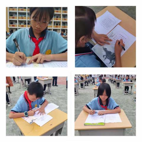 传承中华传统文化，共建书香墨香校园——将乐县高唐学校开展学生百人硬笔书法比赛