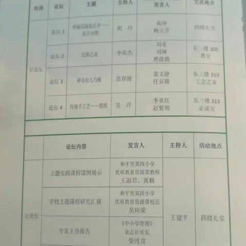 11月15日和平里四小