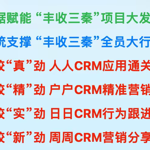数据赋能CRM大赛助力“丰收三秦”大会战（商洛市分公司战队——第2期）
