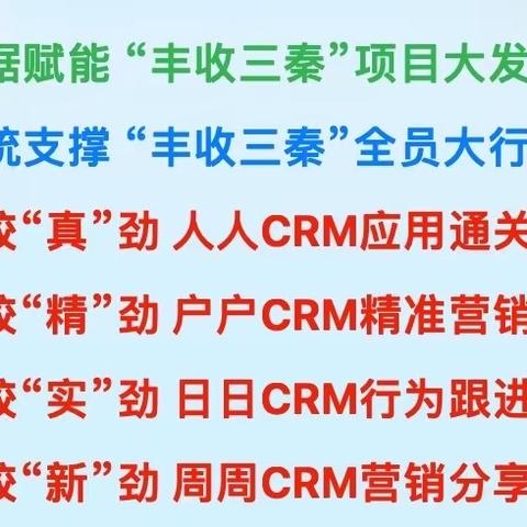 数据赋能CRM大赛助力“丰收三秦”大会战（商洛市分公司第五期）