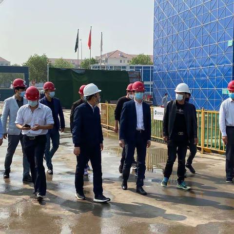 南开区副区长带队检查节前重点工地控尘措施落实情况