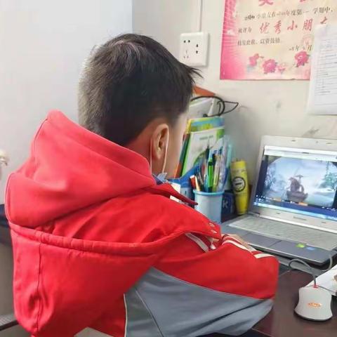 品经典诗词，悟传统之美——南阳市姜营小学三年级特色课之观赏古诗词动漫活动记实