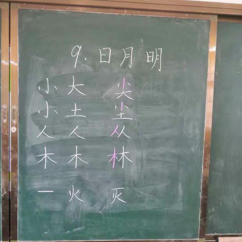 楼元小学板书设计巡查