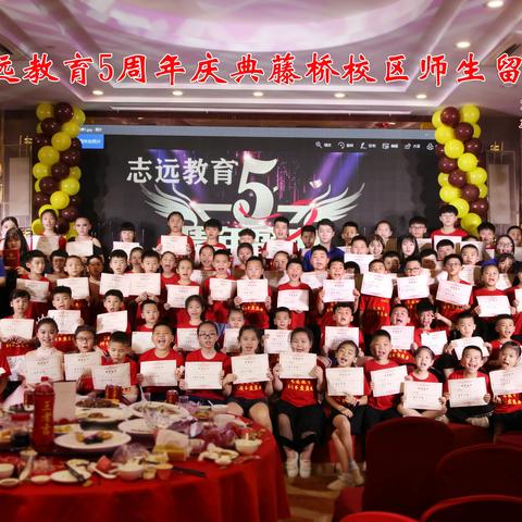 志远教育机构创办5周年庆典