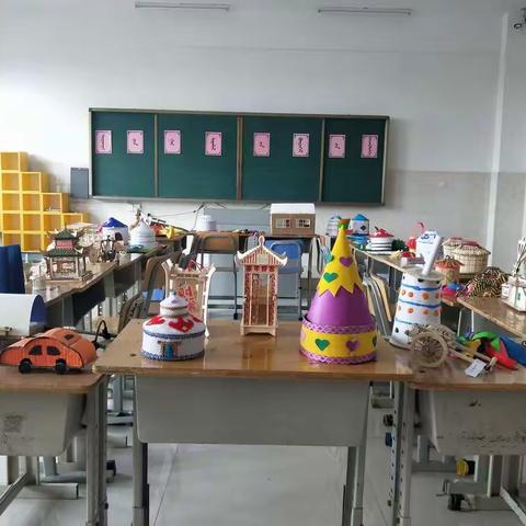 霍市蒙校学生手工作品展