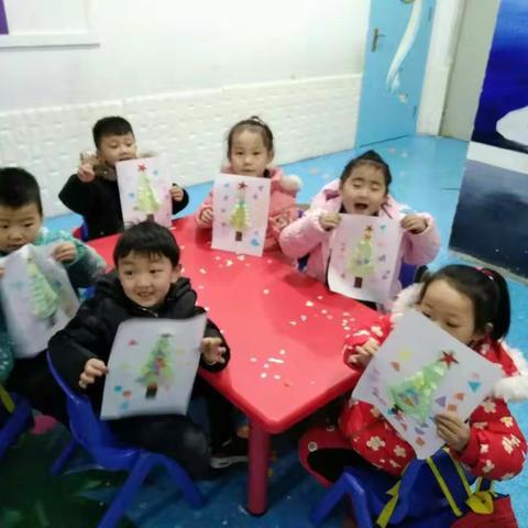 教尓娇子幼儿园圣诞节快乐手工课✌❤