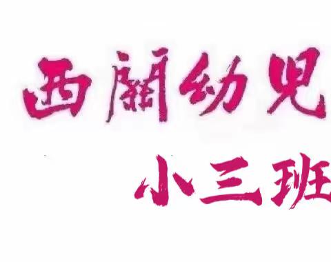 “西关情 童精彩”小三班线上活动指引（2022.11.07-11.11）