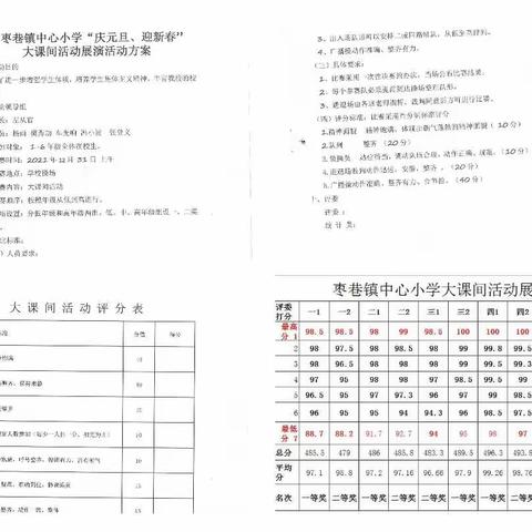 “ 五育并举  双减落地"  枣巷中心小学举行“庆元旦、迎新春”大课间活动展演比赛