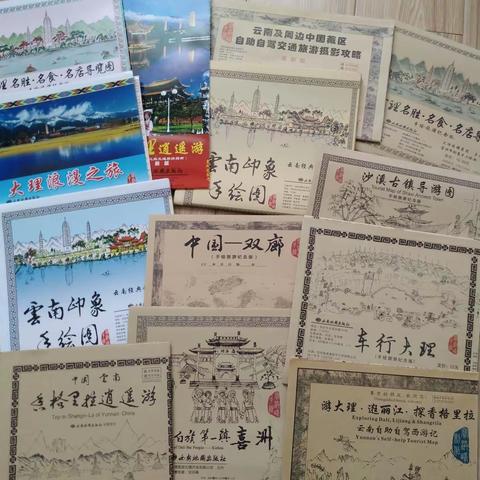 大理正版手绘地图批发