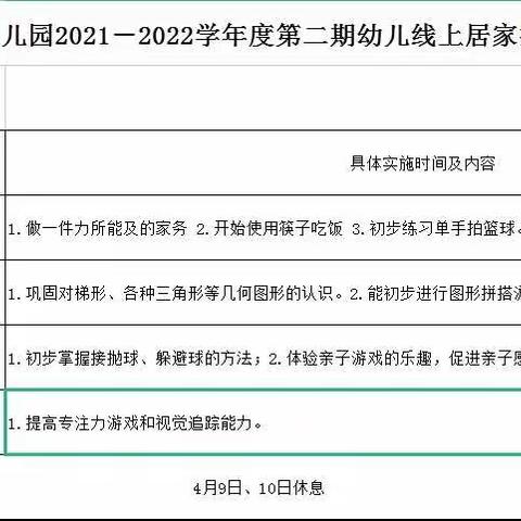 停课不停学——三堡中心幼儿园中四班线上活动