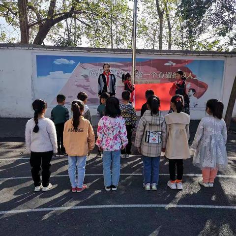 2021年铁佛中心学校张楼小学新少先队员入队仪式