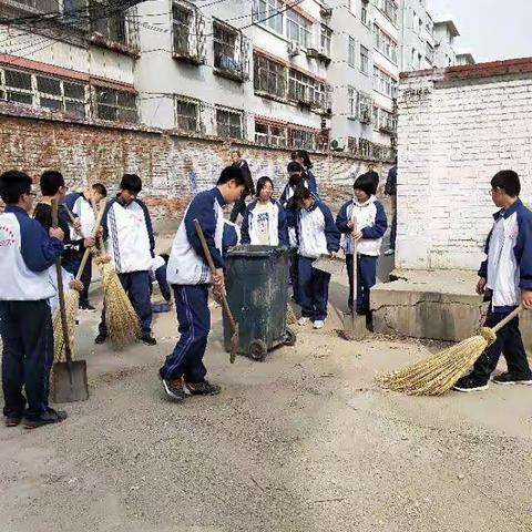 【河北创城记•常态创建】宣化十一中团委开展“传承五四精神 传递文明行为”青年志愿服务活动