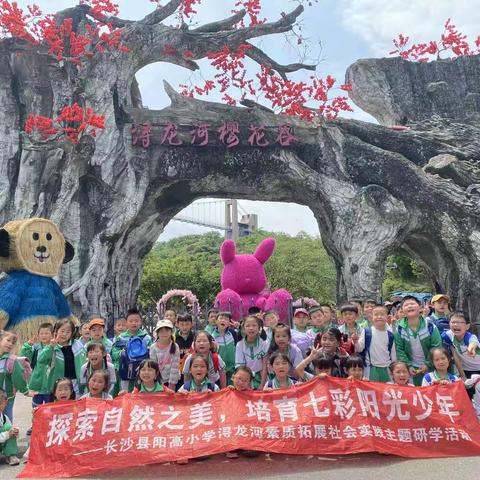 探索自然之美  培育七彩阳光少年——长沙县阳高小学2208班浔龙河素质拓展社会实践主题研学活动