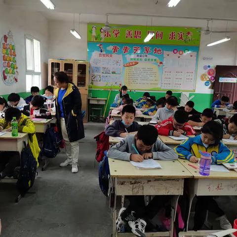 前杜楼小学举行英语“百词百分赛”