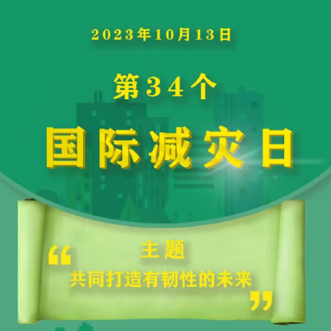 照亮安全指示灯——沂南县汶河实验学校国际减灾日安全宣传