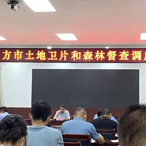 市委常委、副市长陈华强主持召开东方市土地卫片和森林督查工作调度会