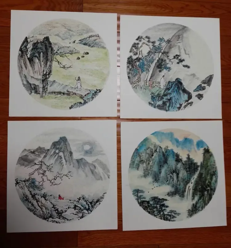 大鹏国画学院试学课范画