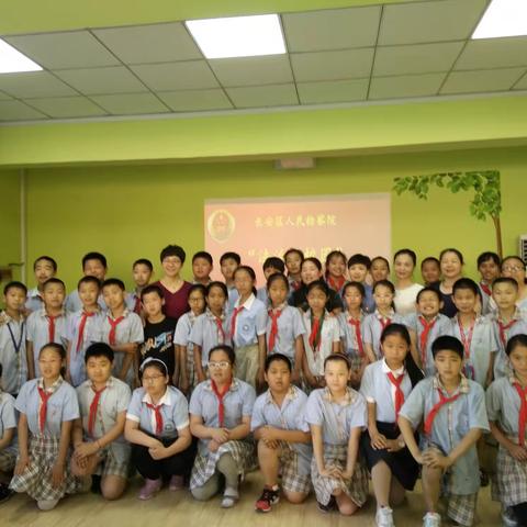 法制进校园，安全伴我行——广安大街小学法制进校园活动