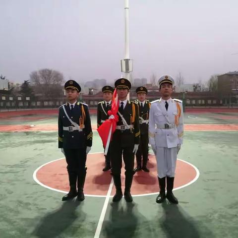 乘风破浪，扬帆起航——濮阳县第三中学2021年春季开学升国旗仪式