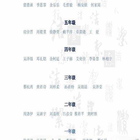 传笔下经典，做向上少年——莲都小学规范字比赛活动