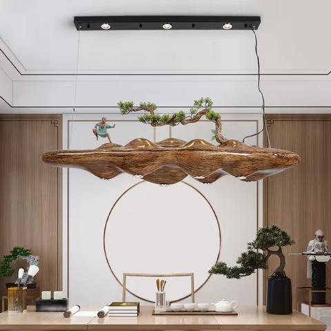 新中式餐厅吊灯(铁艺)