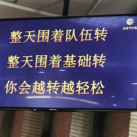 蓝海学院授课……