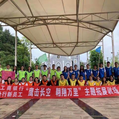 绵阳分行组织新员工参与“鹰击长空·翱翔万里”主题素质拓展活动