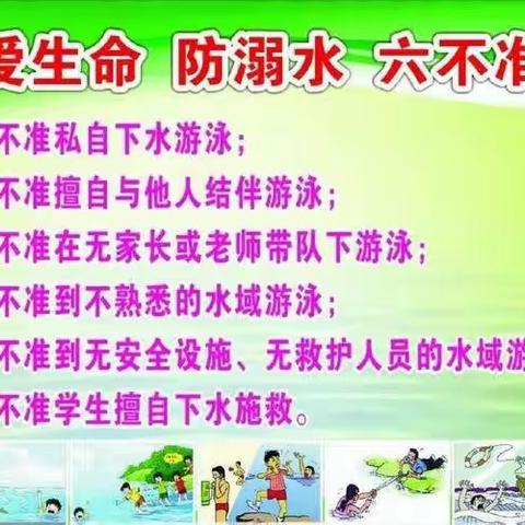 珍爱生命，远离水域一一孟津区平乐镇张盘小学防溺水教育及签名活动